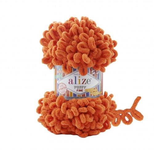 Alize Puffy fine 06 Oranžová